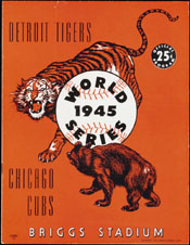 1945 Detroit World Series Program